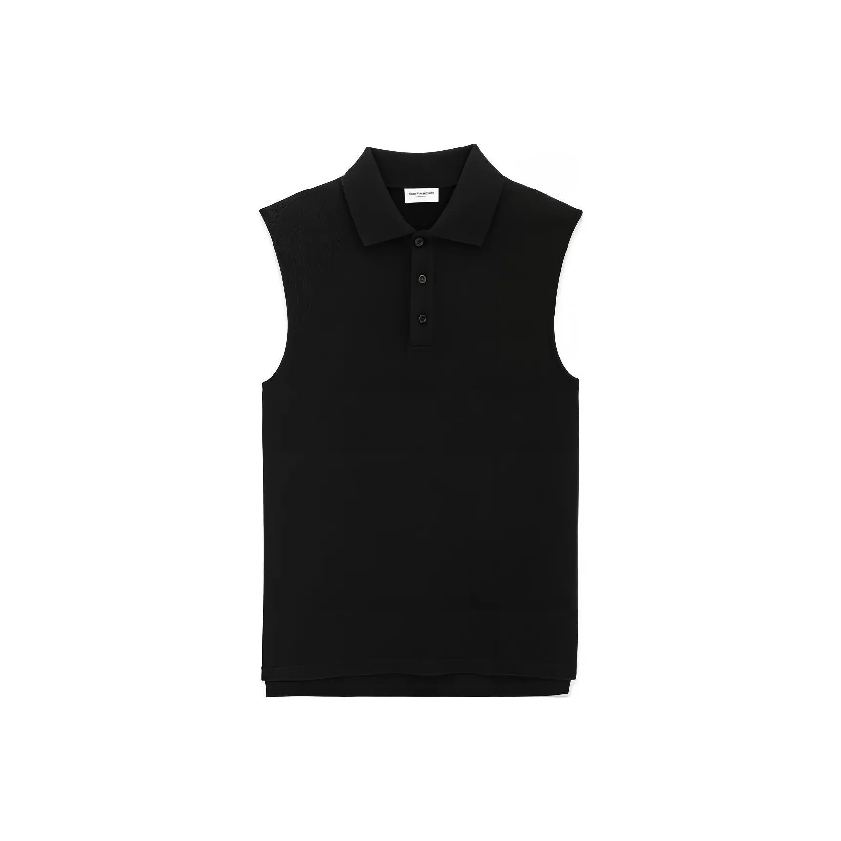 SAINT LAURENT Поло Мужское Черное