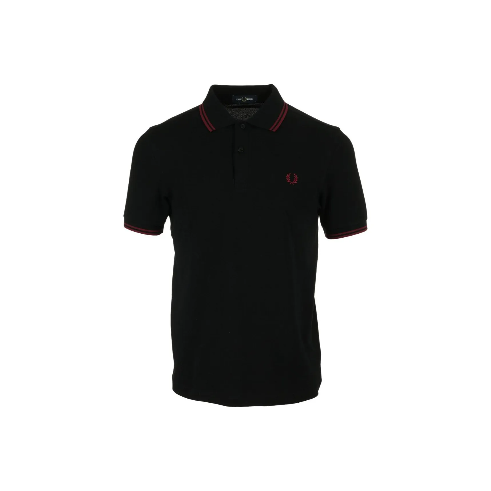 FRED PERRY Поло Мужское Черное