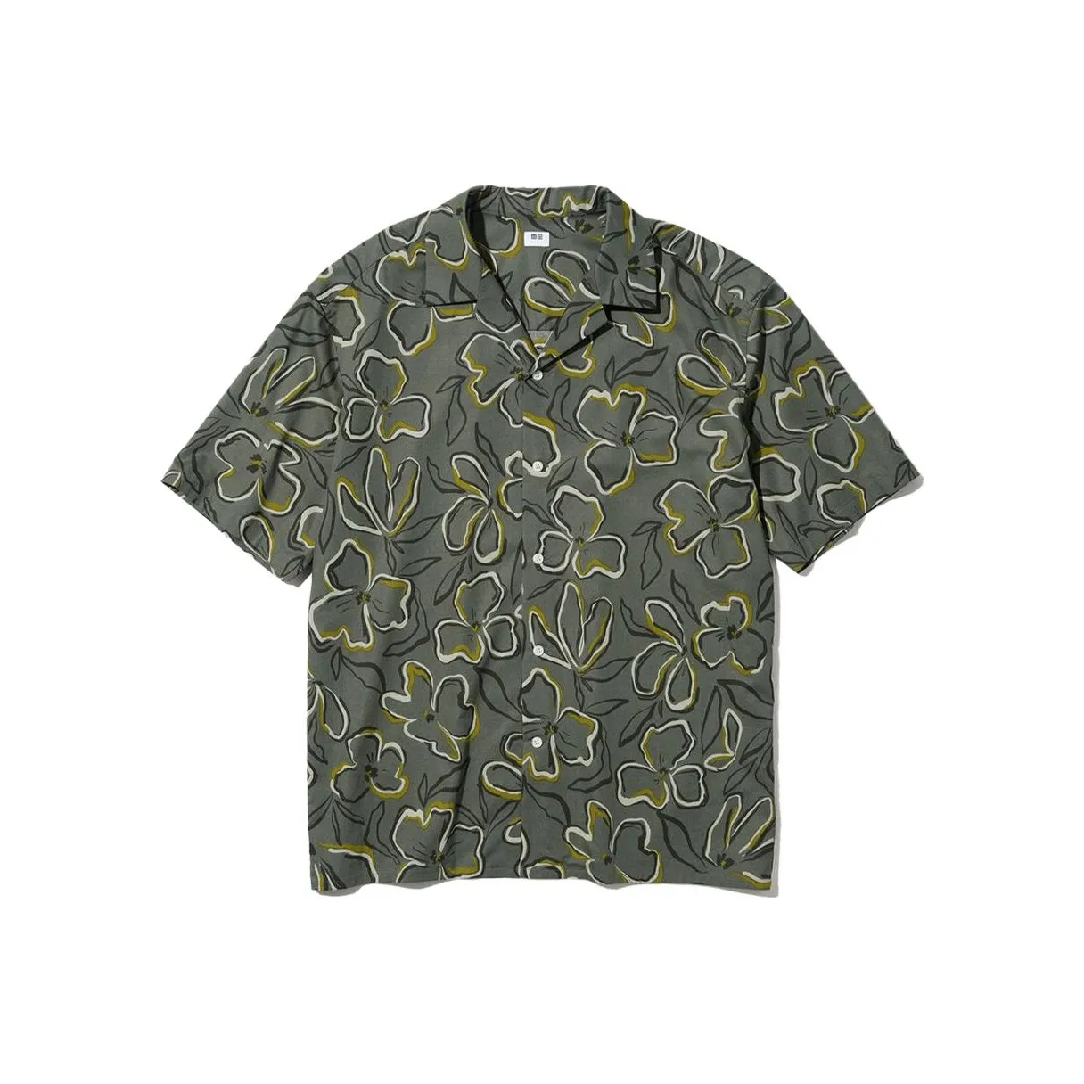 UNIQLO Оливковые Мужские Рубашки