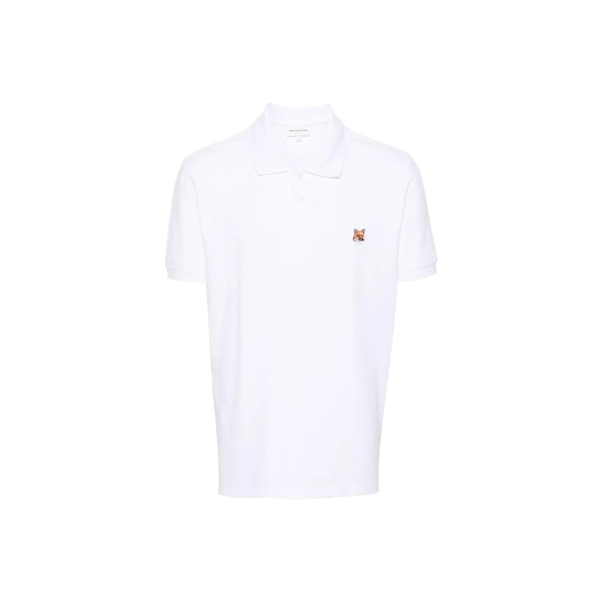 Maison Kitsune Polo Мужское Белое
