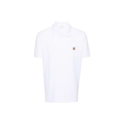 Maison Kitsune Белый Мужской Поло