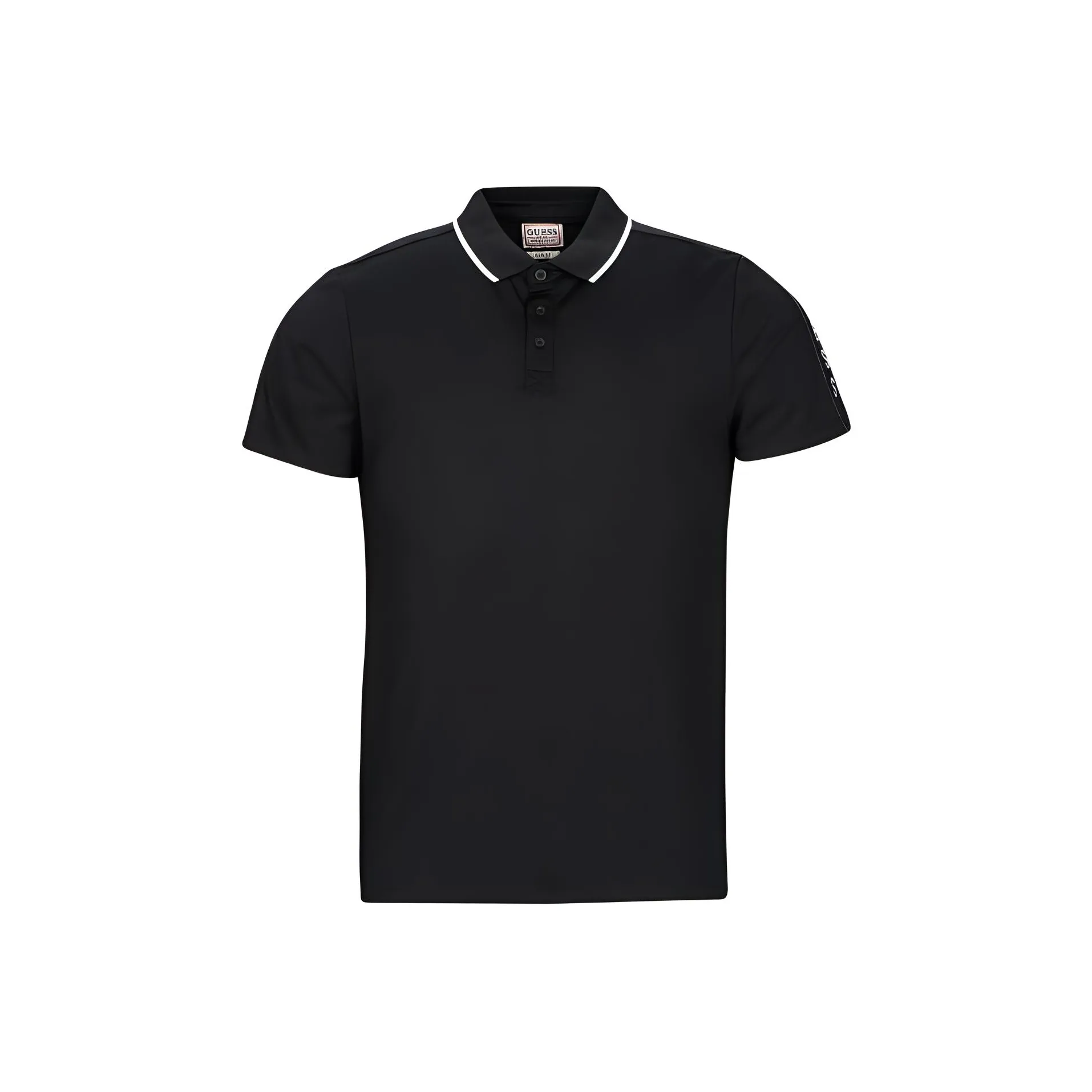 GUESS Regular Fit Polo Shirt Polo Shirt Men's Black