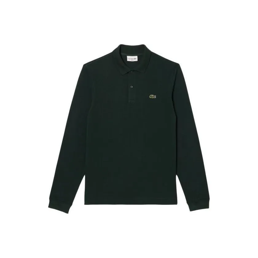 LACOSTE Collaboration Облегающий крой Petit Pique Поло Мужское Зеленое