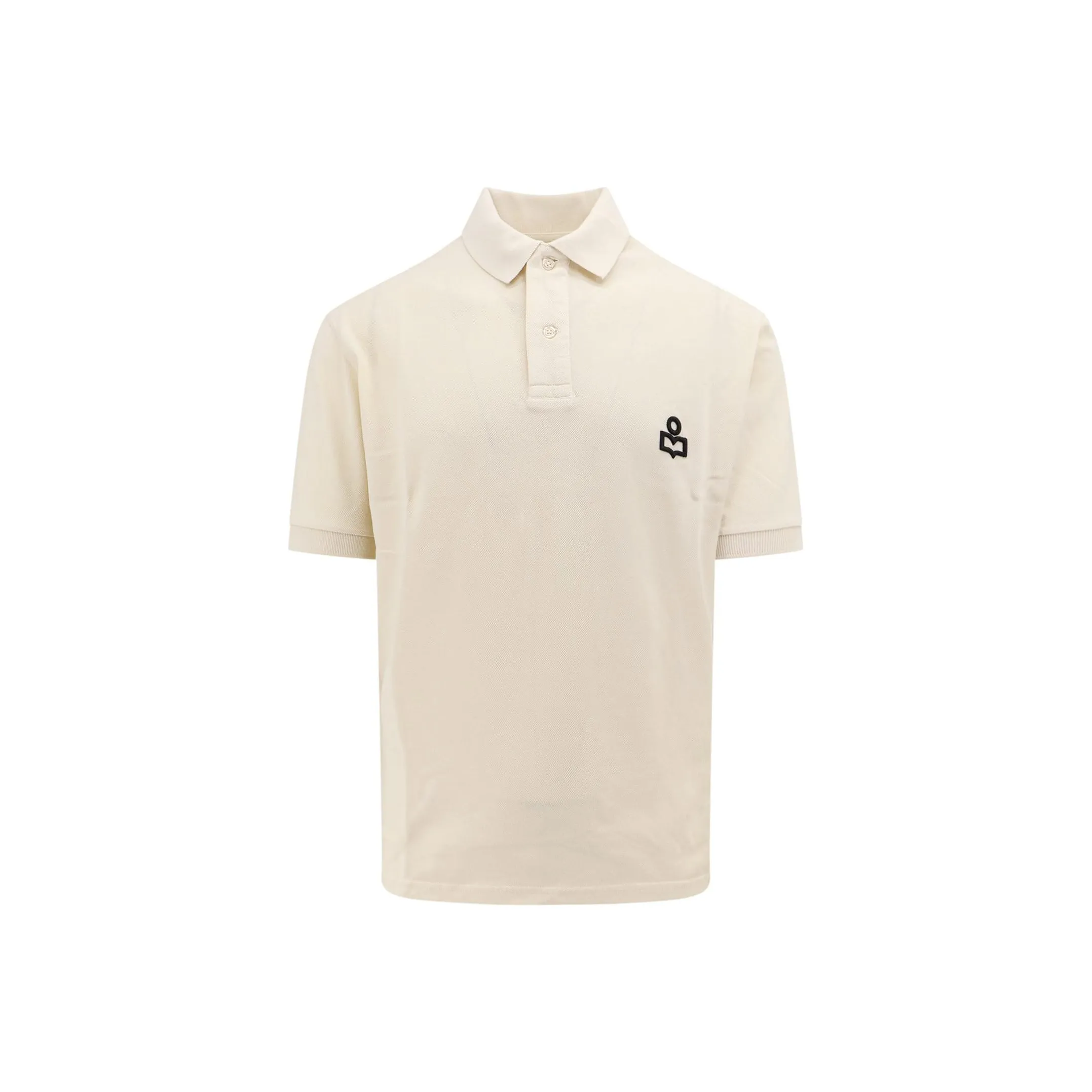ISABEL MARANT Afko Logo Embroidered Polo Shirt