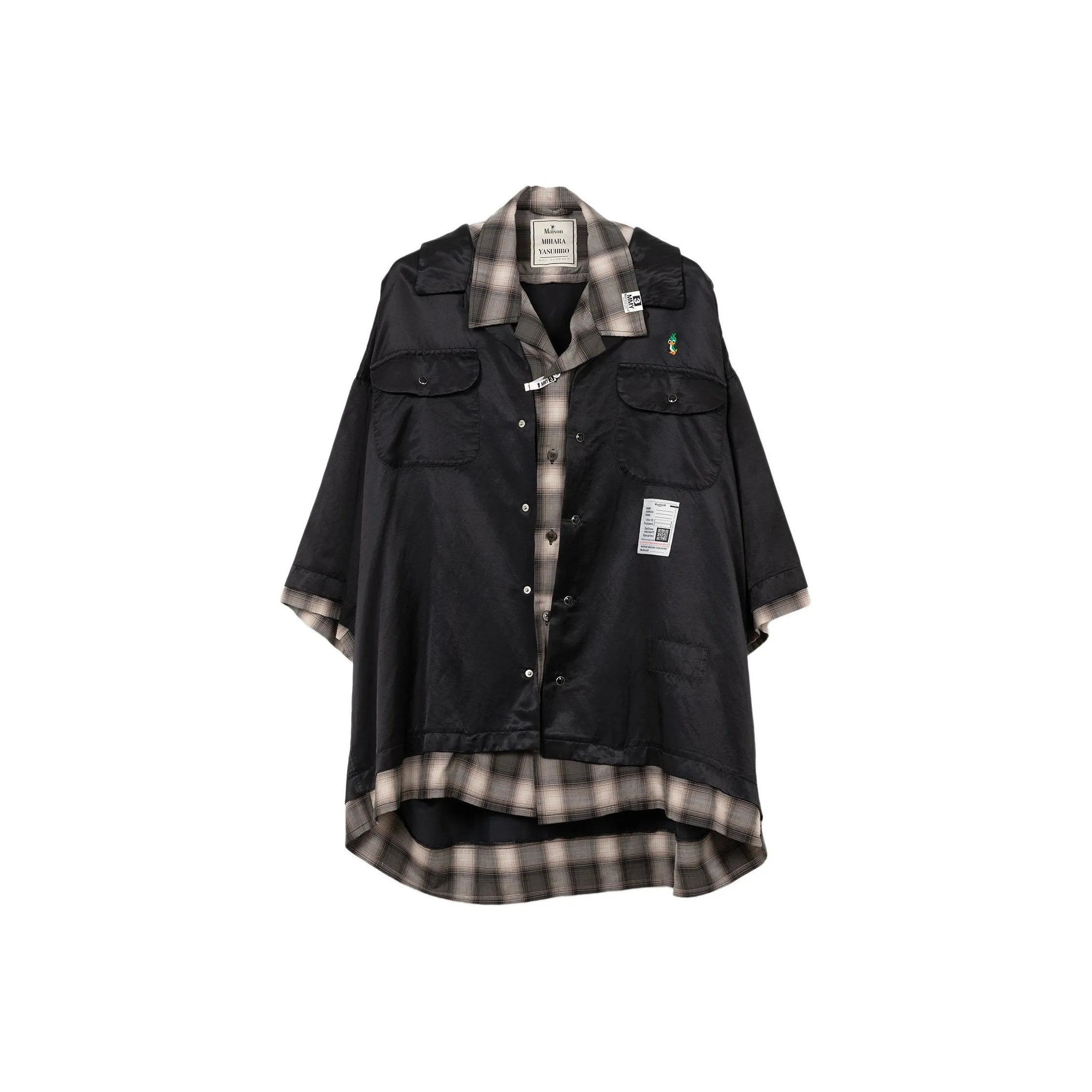 Maison Mihara Yasuhiro Double layered Shirt