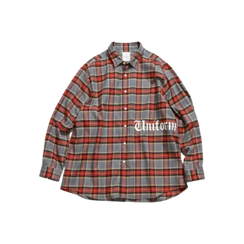 Uniform Experiment Серые Мужские Рубашки