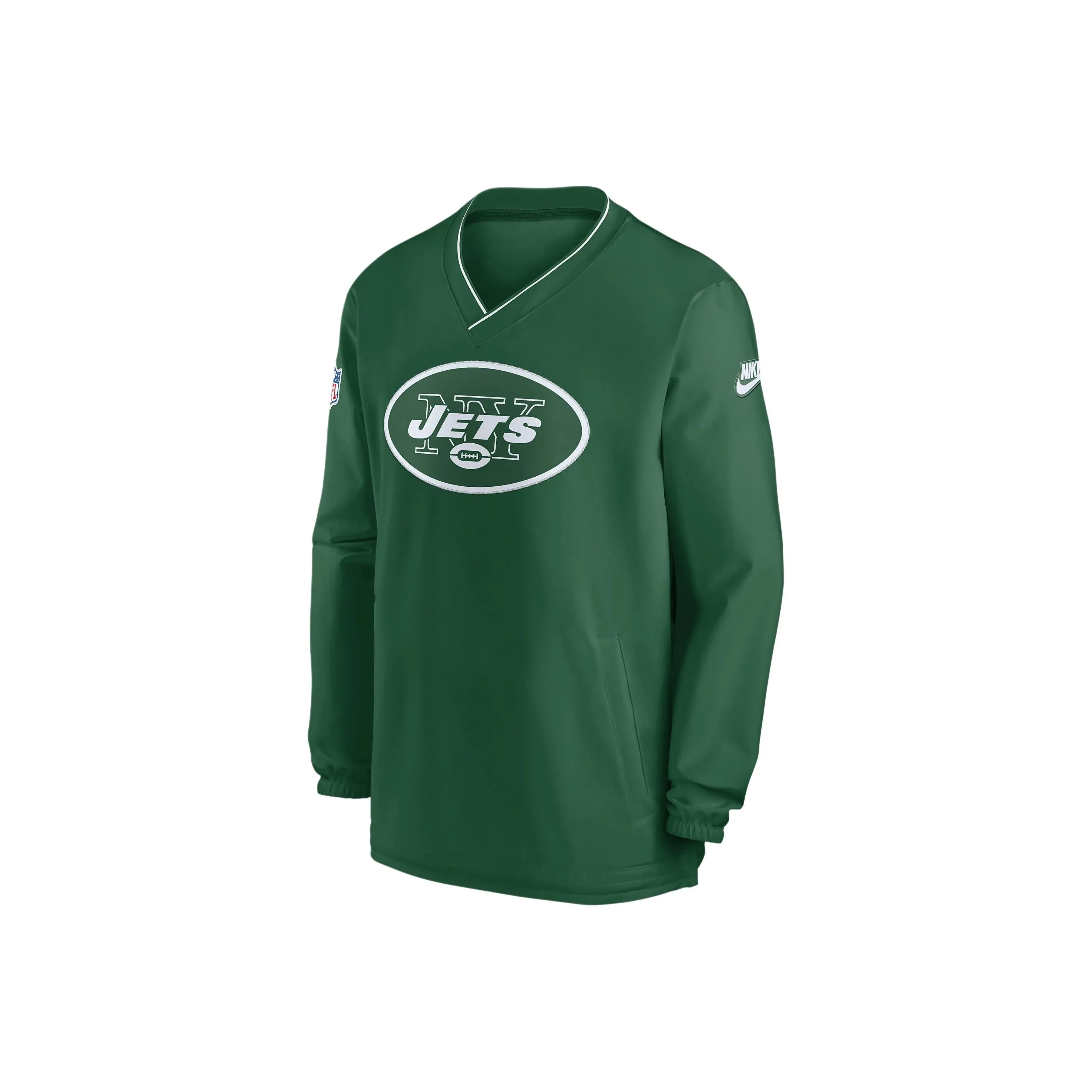 Nike New York Jets Logo Men's Nike Nfl Long Sleeve Windshirt