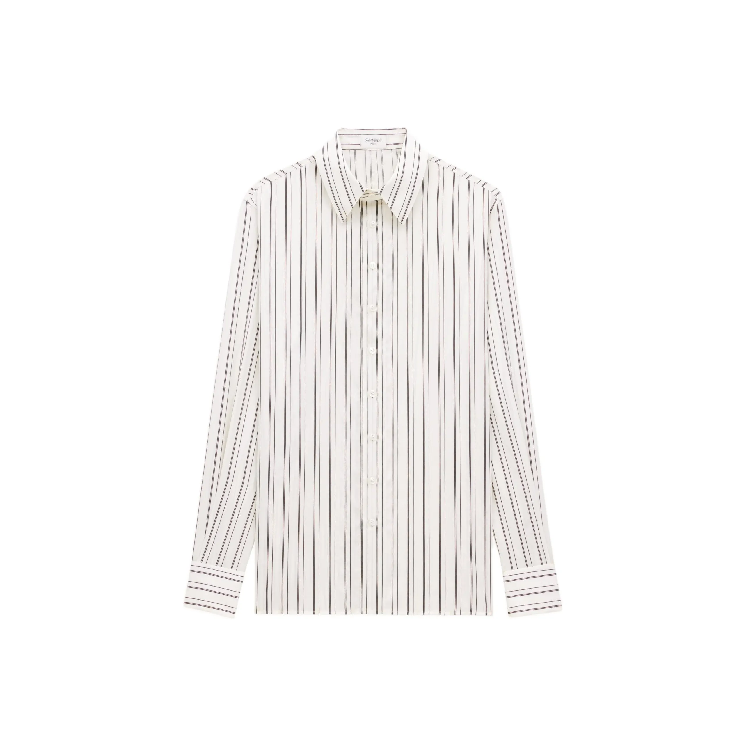 SAINT LAURENT Striped Button Up Shirt
