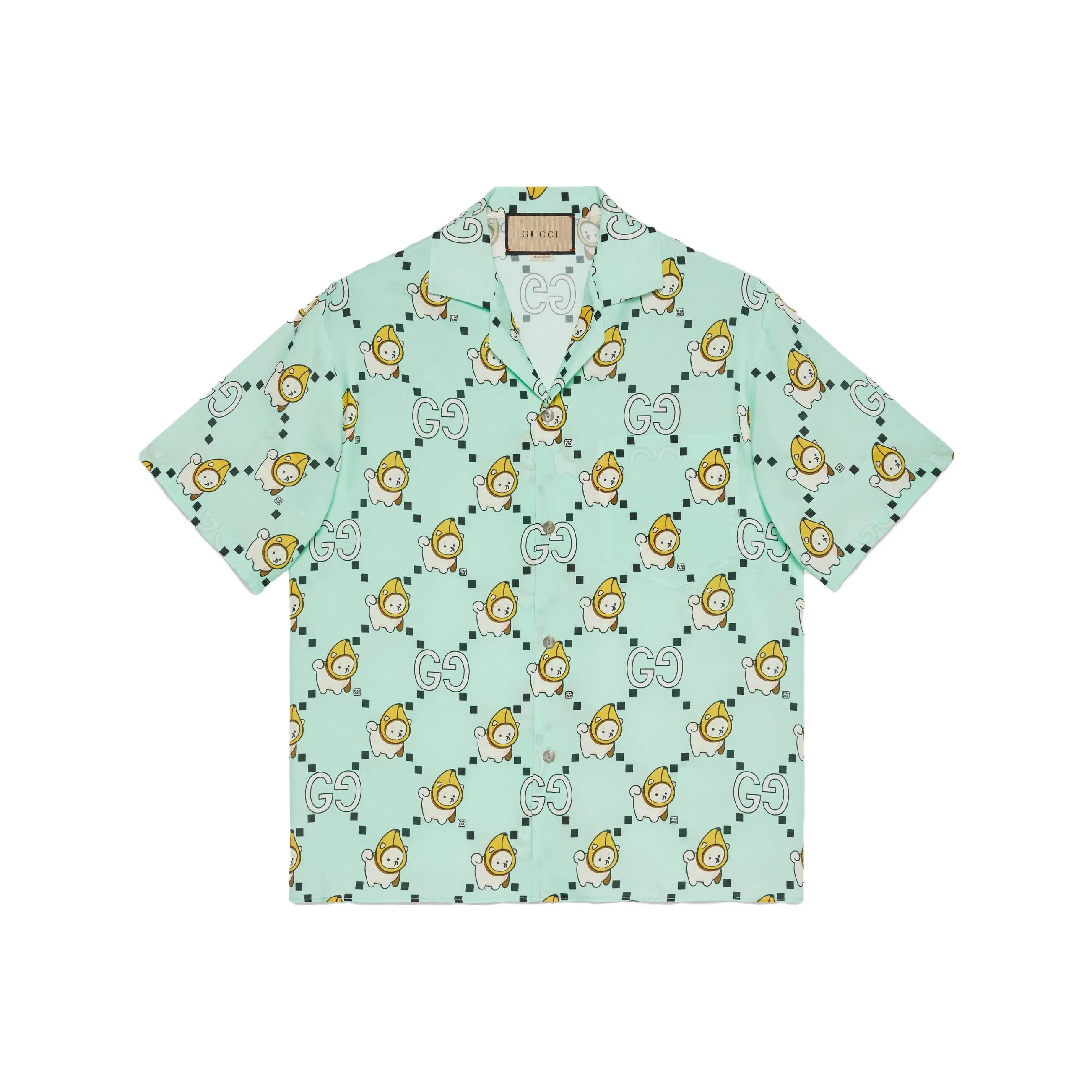 GUCCI Shirts Men's Teal