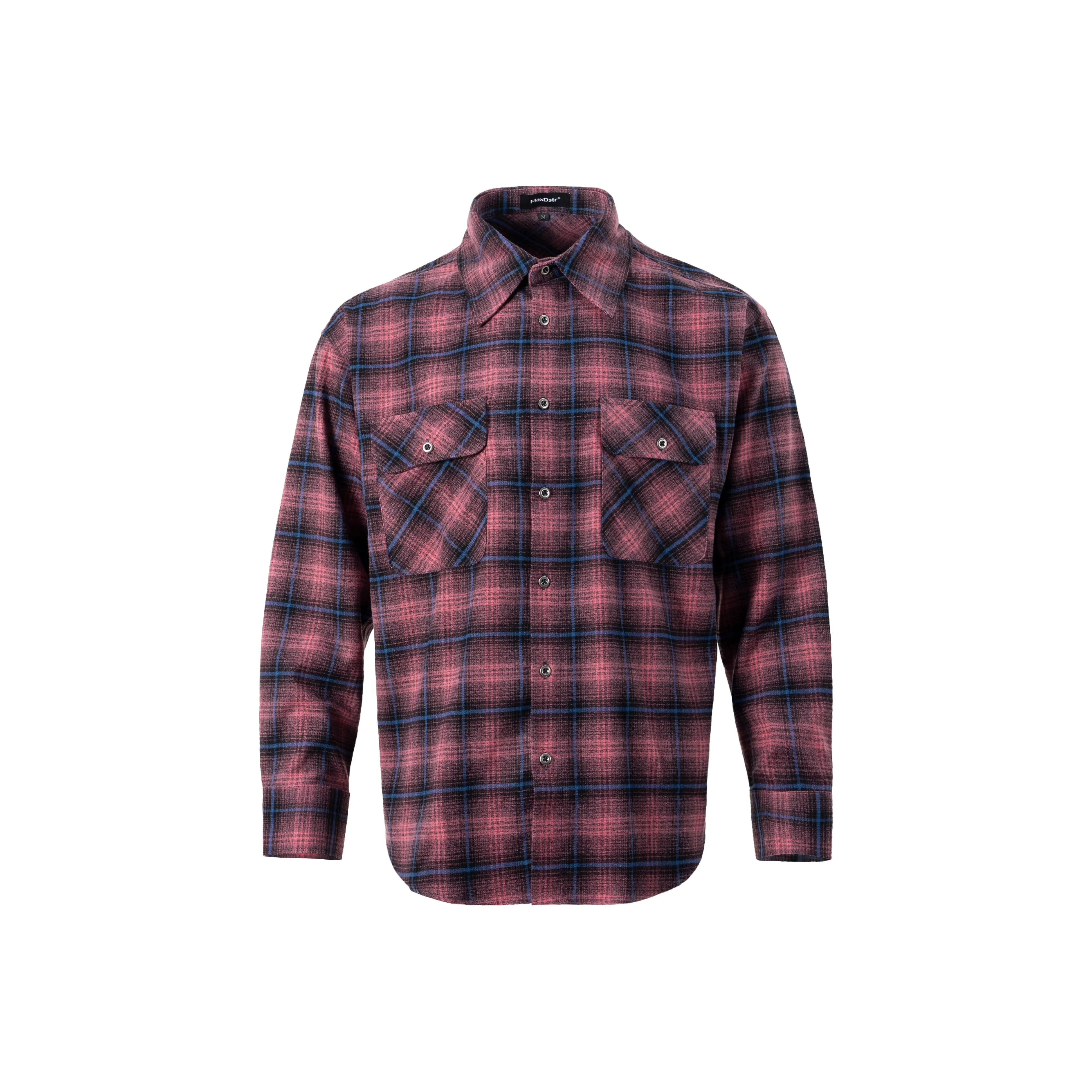 HEIYIXIANSHENG Рубашка Унисекс Темно-красный