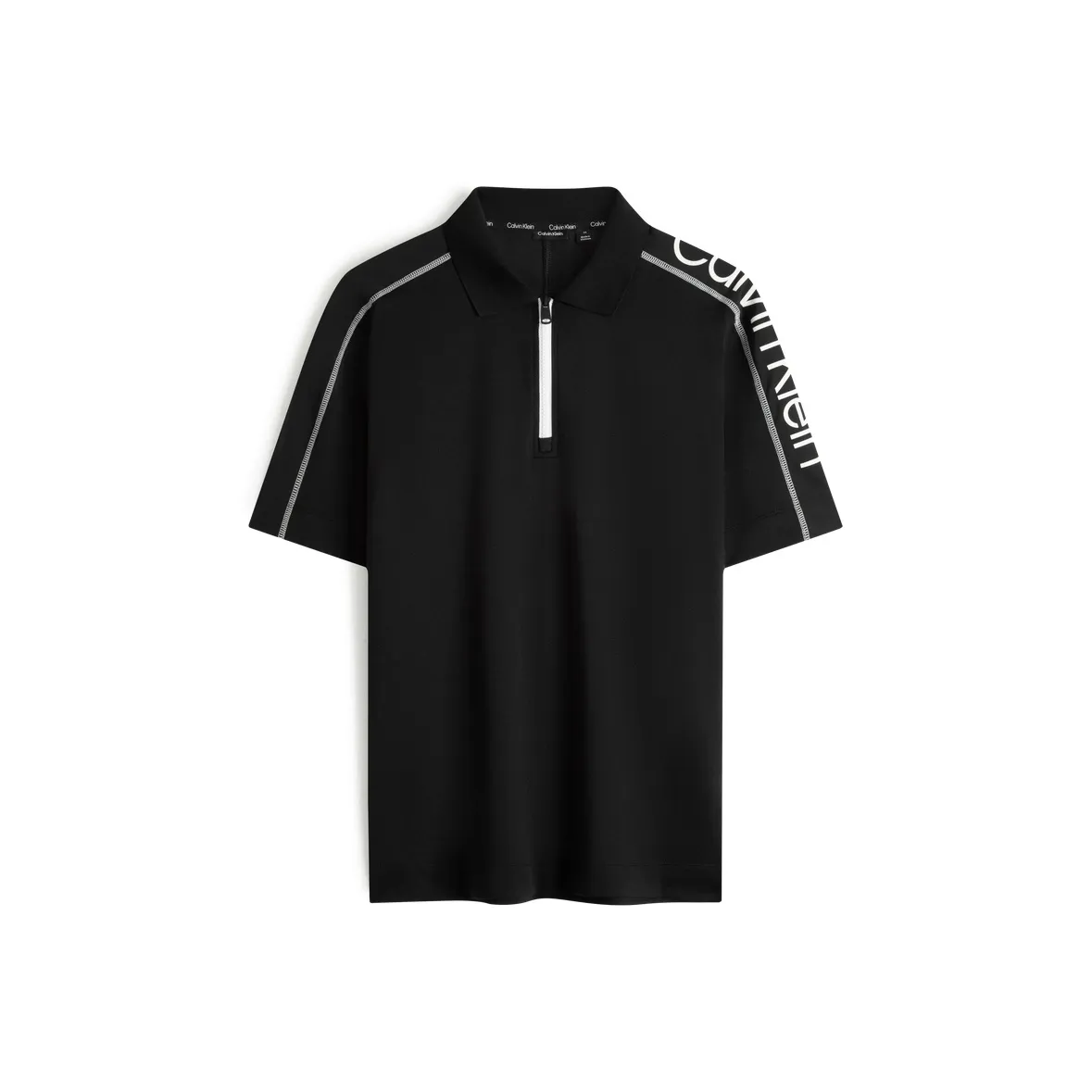 CALVIN KLEIN Polo Shirt Men's Space Black