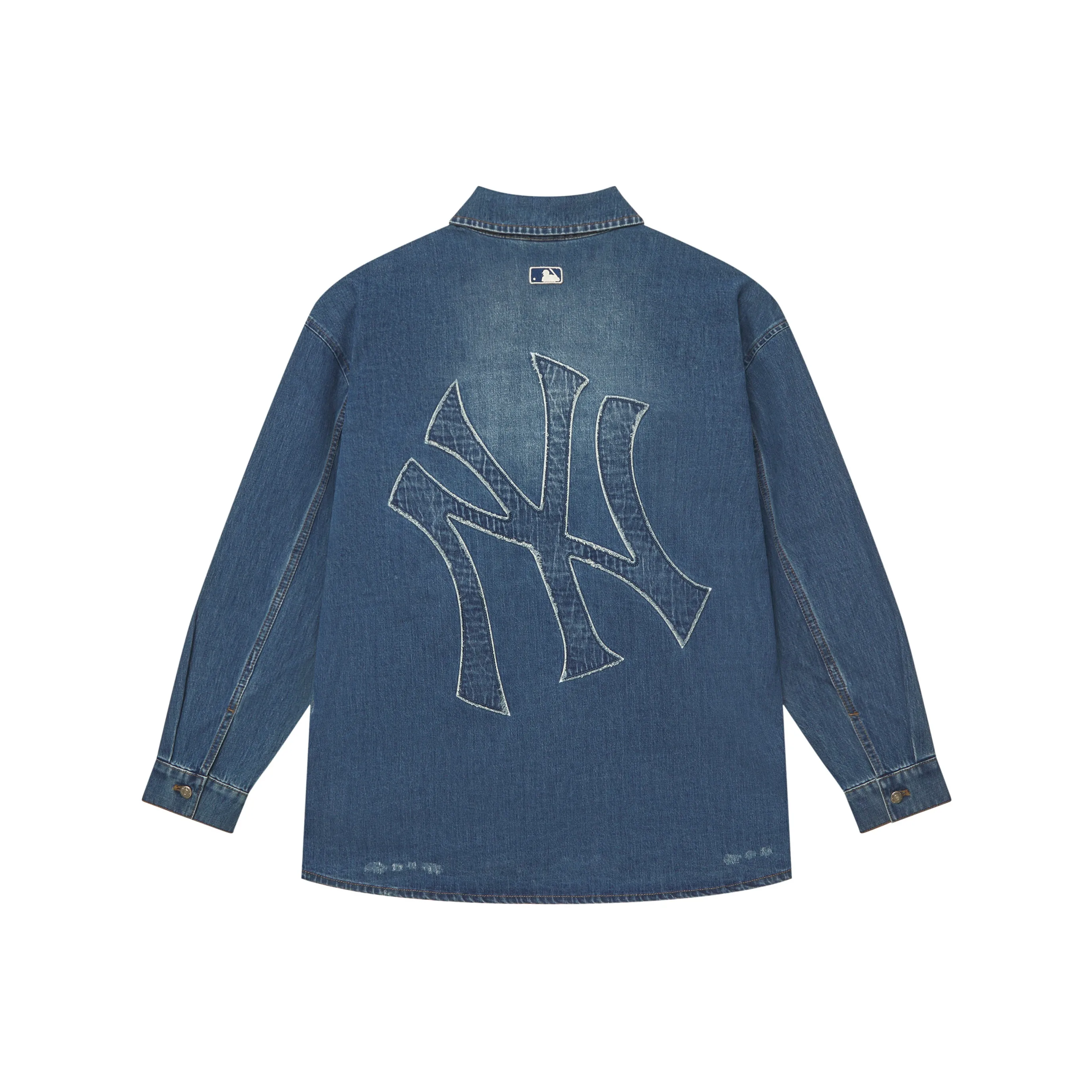 MLB Base Logo New York Yankees Рубашка Унисекс Blue