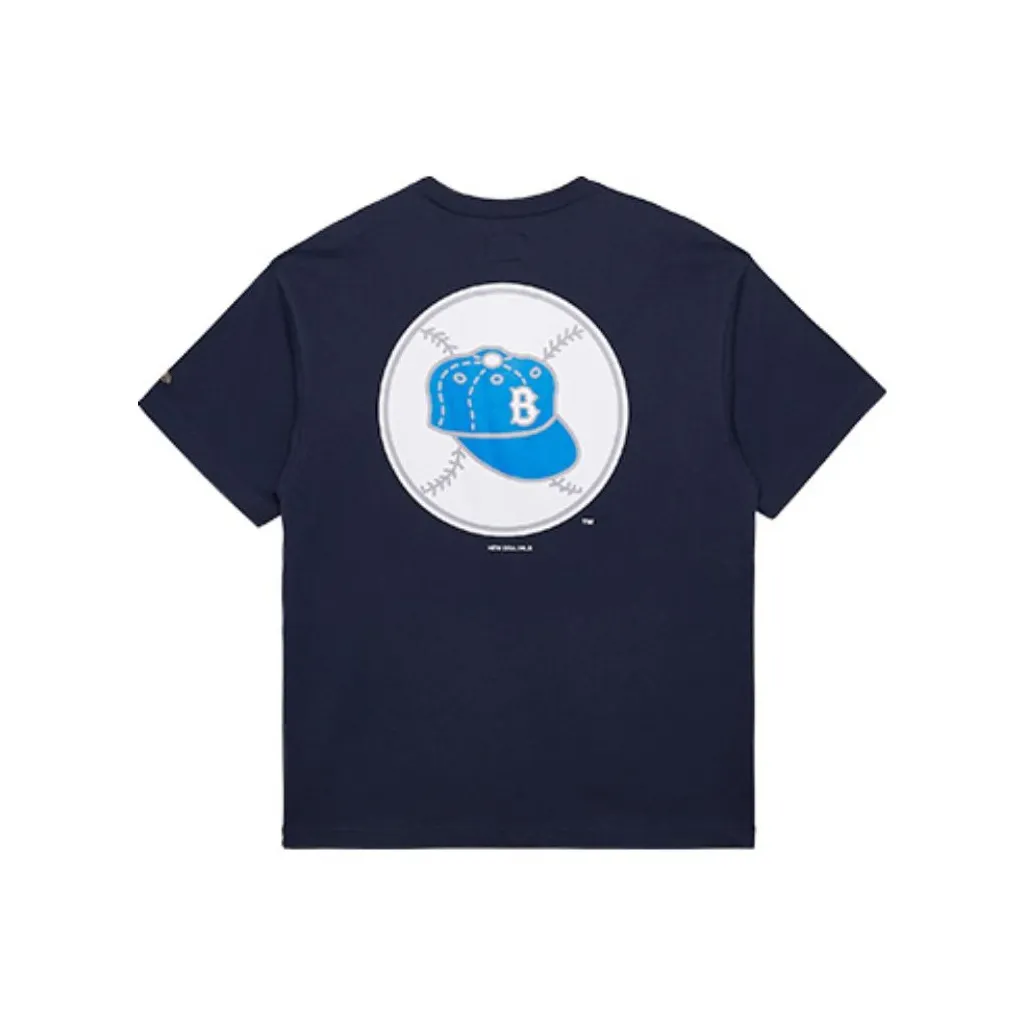 New Era x MLB Base Logo T-Shirt Унисекс Темно-синий