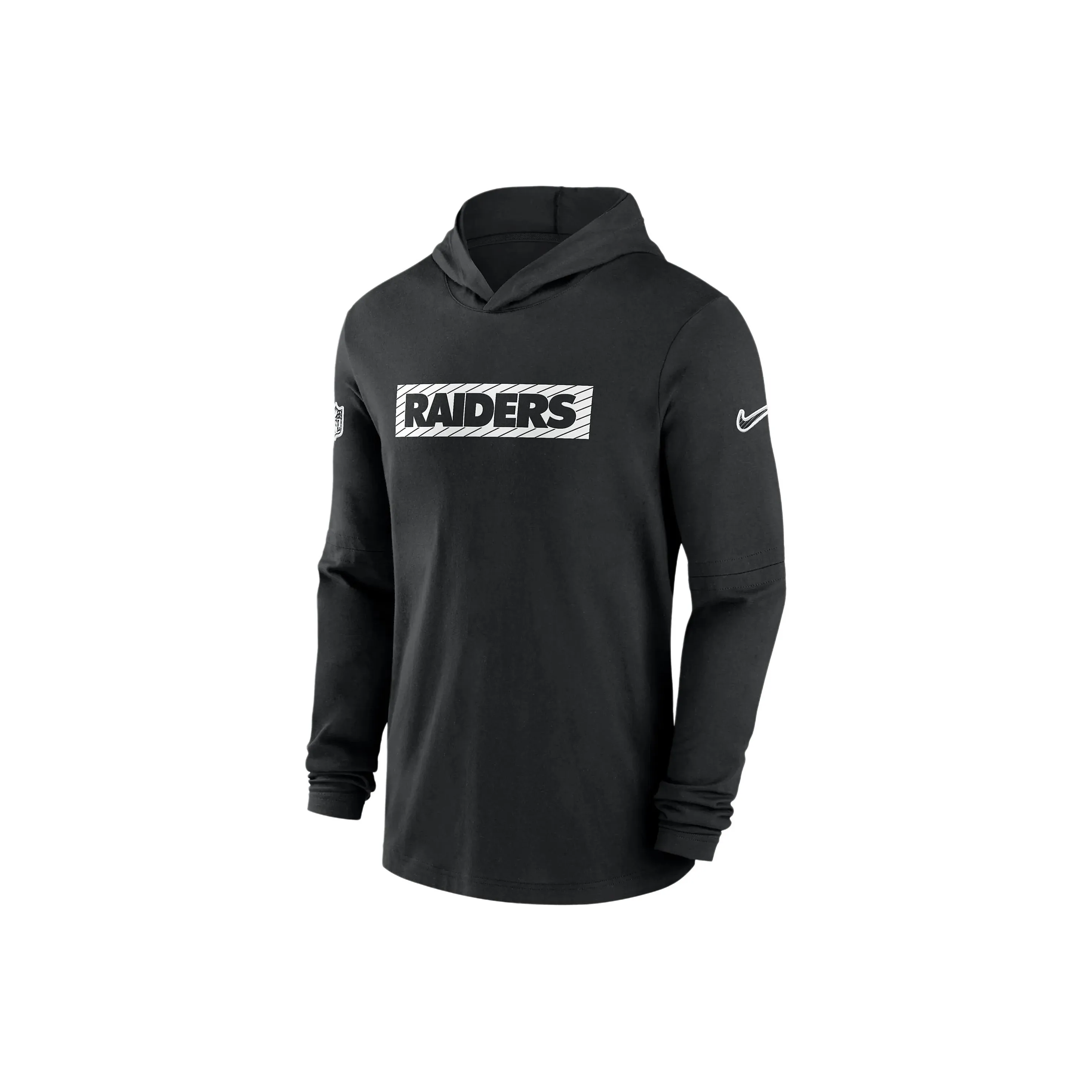 Nike Las Vegas Raiders Sideline Men's Nike Dri FIT Nfl Long Sleeve Hooded Top