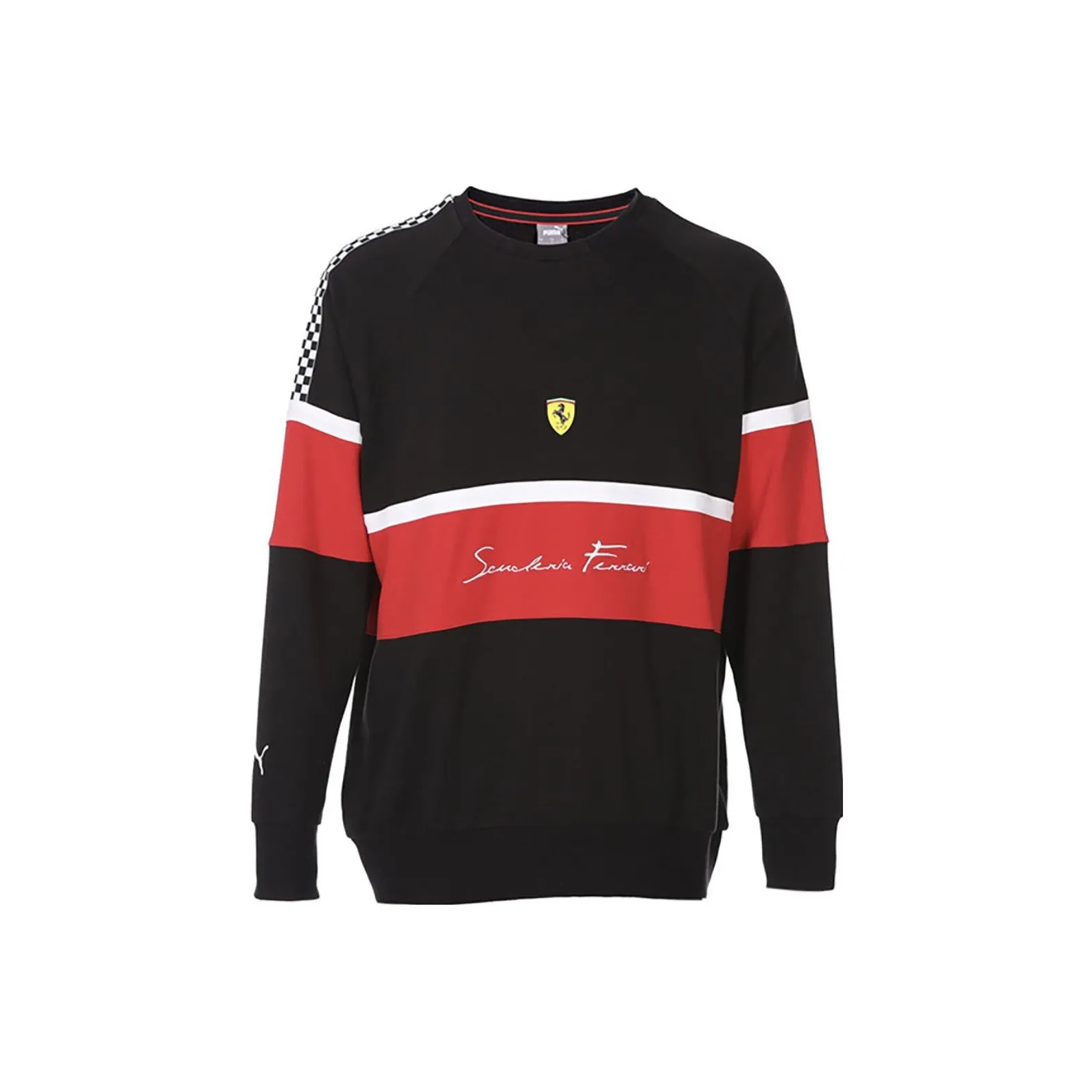 PUMA x FERRARI Толстовка Мужской Черный Красный