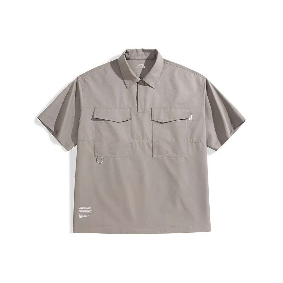 PEACEBIRD MEN Поло Мужское Светло-Коричневое 1