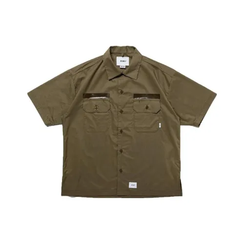 WTAPS Collaboration Коричневые Мужские Рубашки