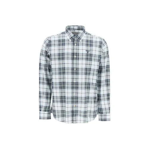 Barbour Белые Мужские Рубашки