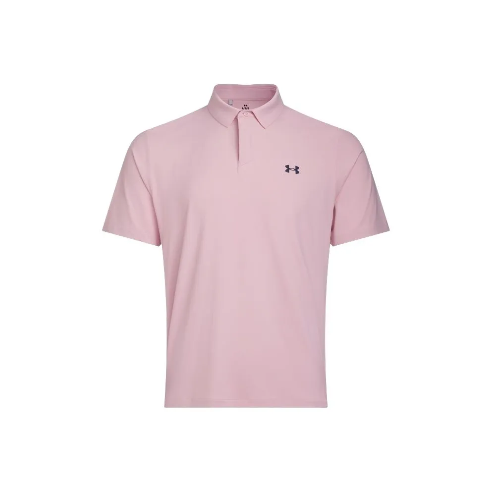 Under Armour Drive Chill Поло Мужское Темно-розовый Undertone