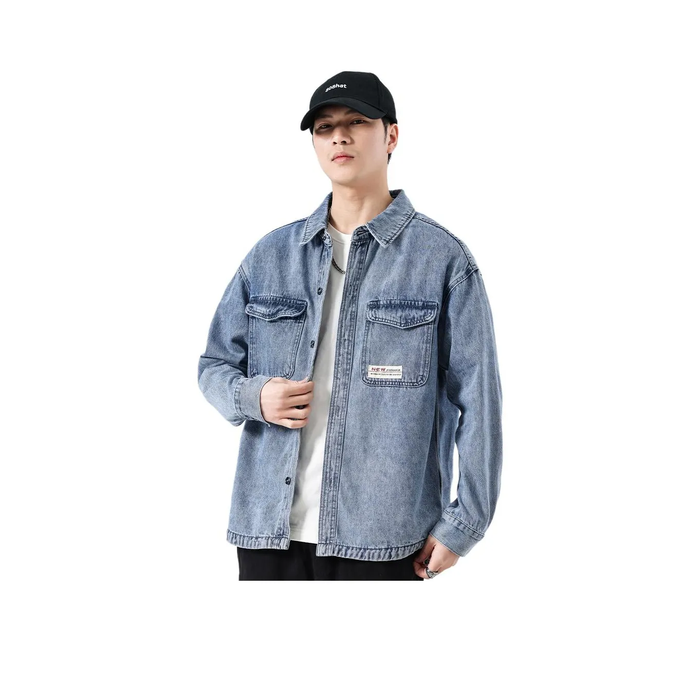 VALKOMM Рубашка Унисекс Дельфин Синий