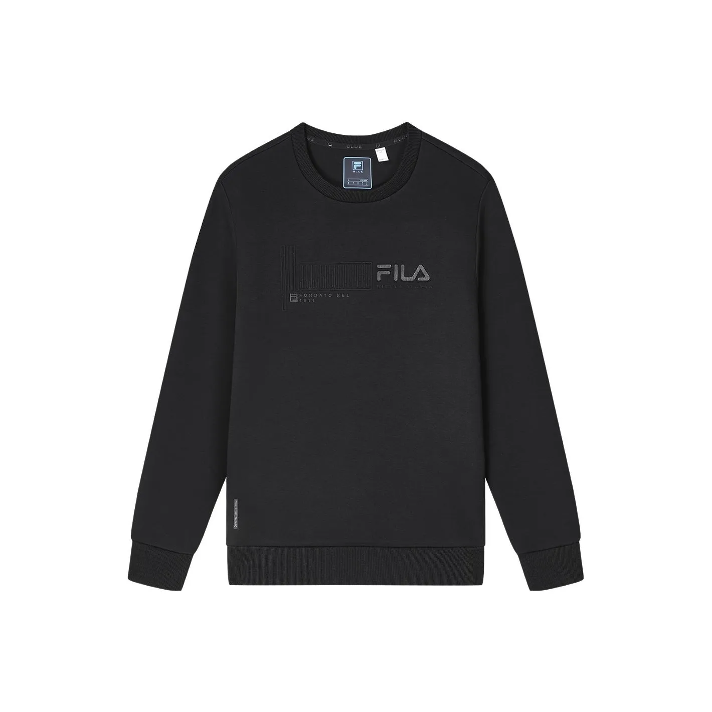 FILA Синий Глубокий Черный Мужские Свитшоты