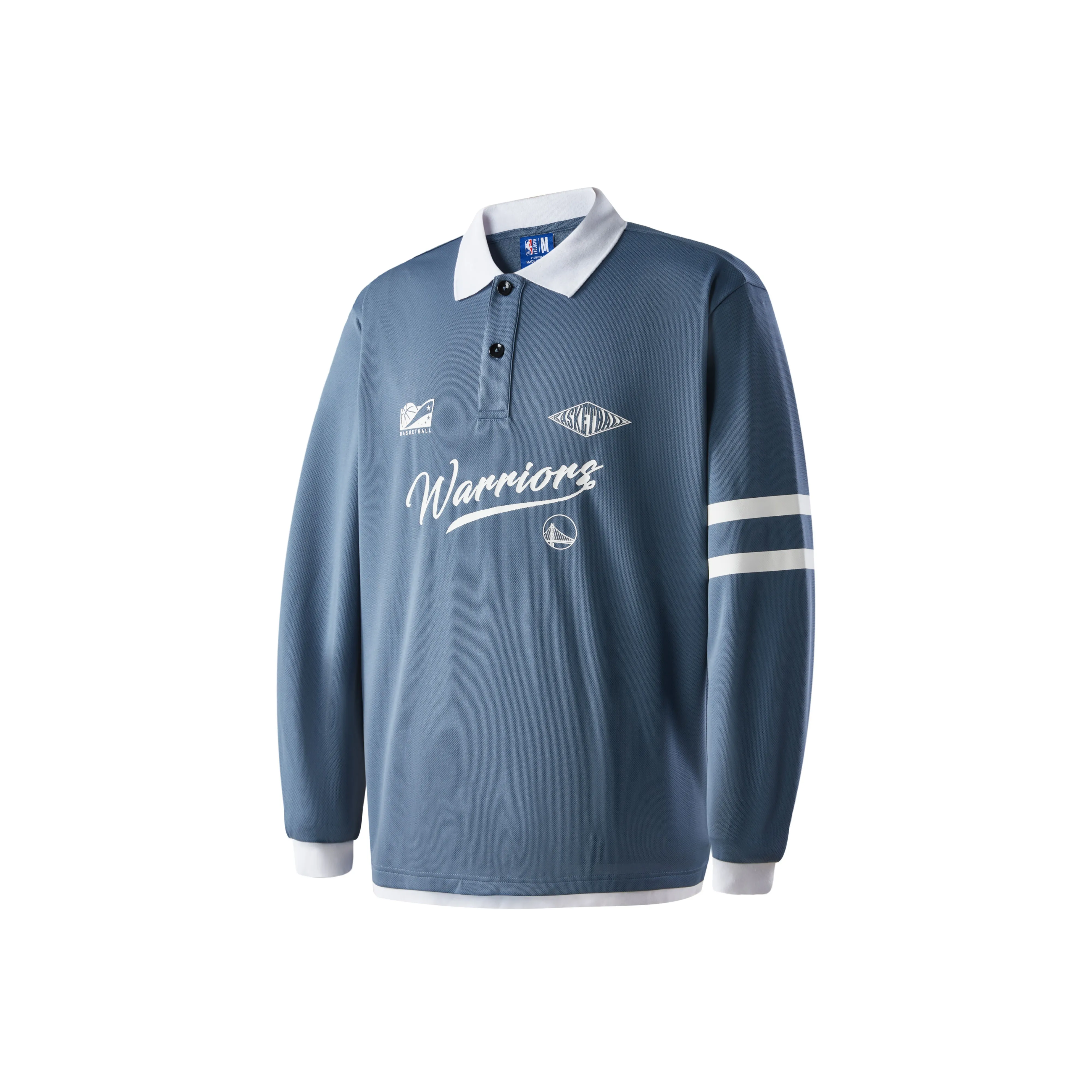 NBA Polo Shirt Unisex Gray Blue
