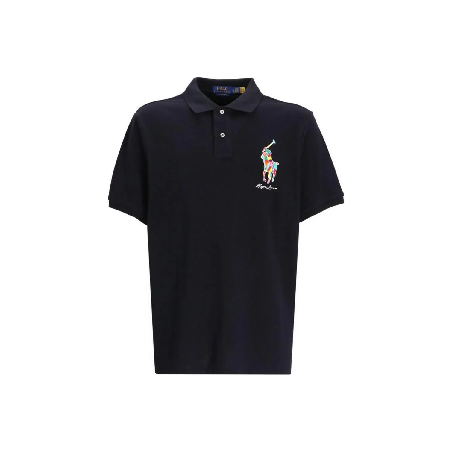 Bracelets & Bangles FW23 Men's Pony Embroidered Polo Shirt Black