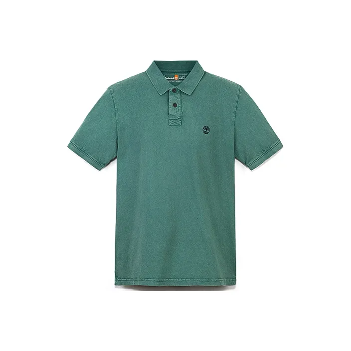 Timberland Поло Мужское Синий Зеленый