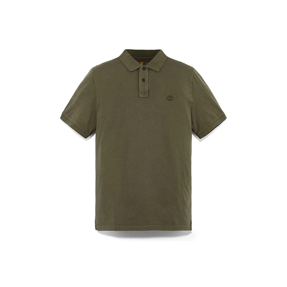 Timberland Поло Мужское Армейский Зеленый