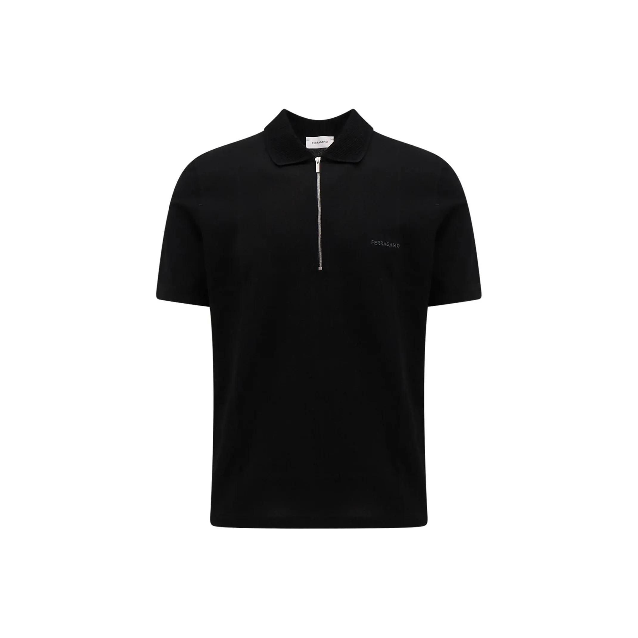 Ferragamo Logo Embroidered Polo Shirt