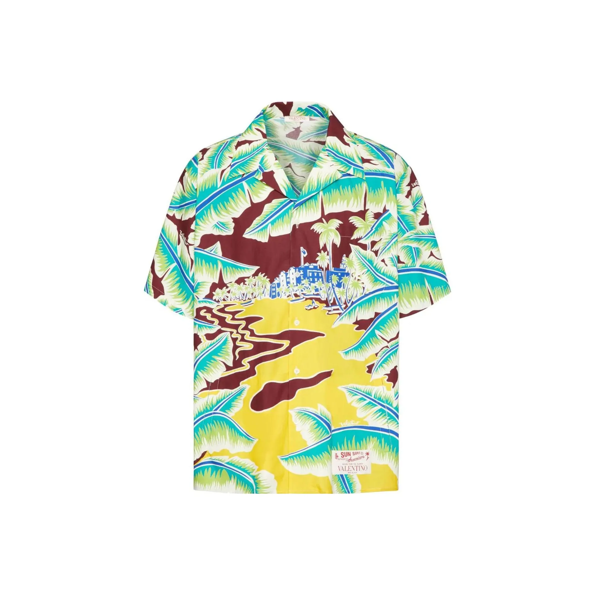 Valentino Graphic Printed Short Sleeved Shirt