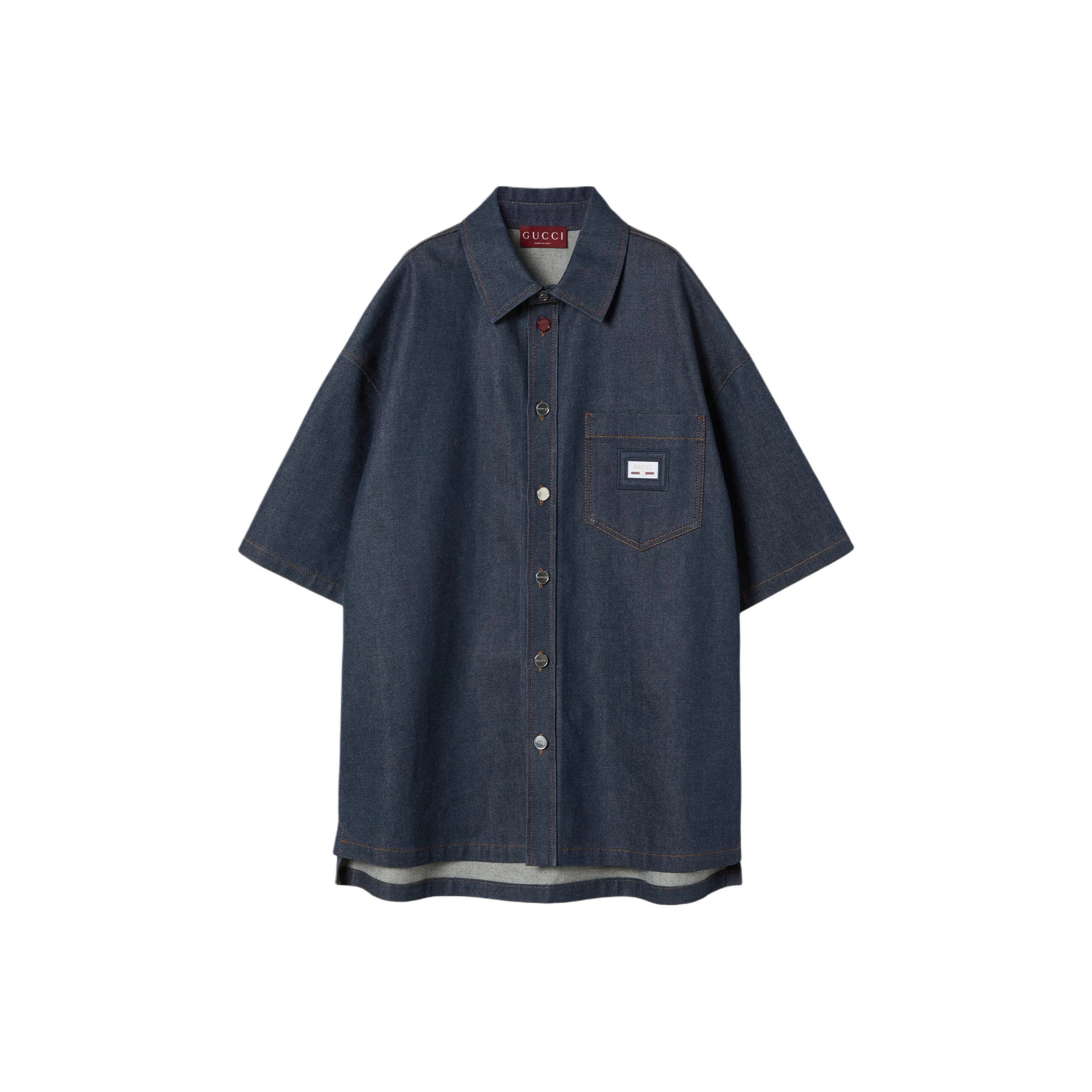GUCCI SS25 Shirt Men's Dark Blue