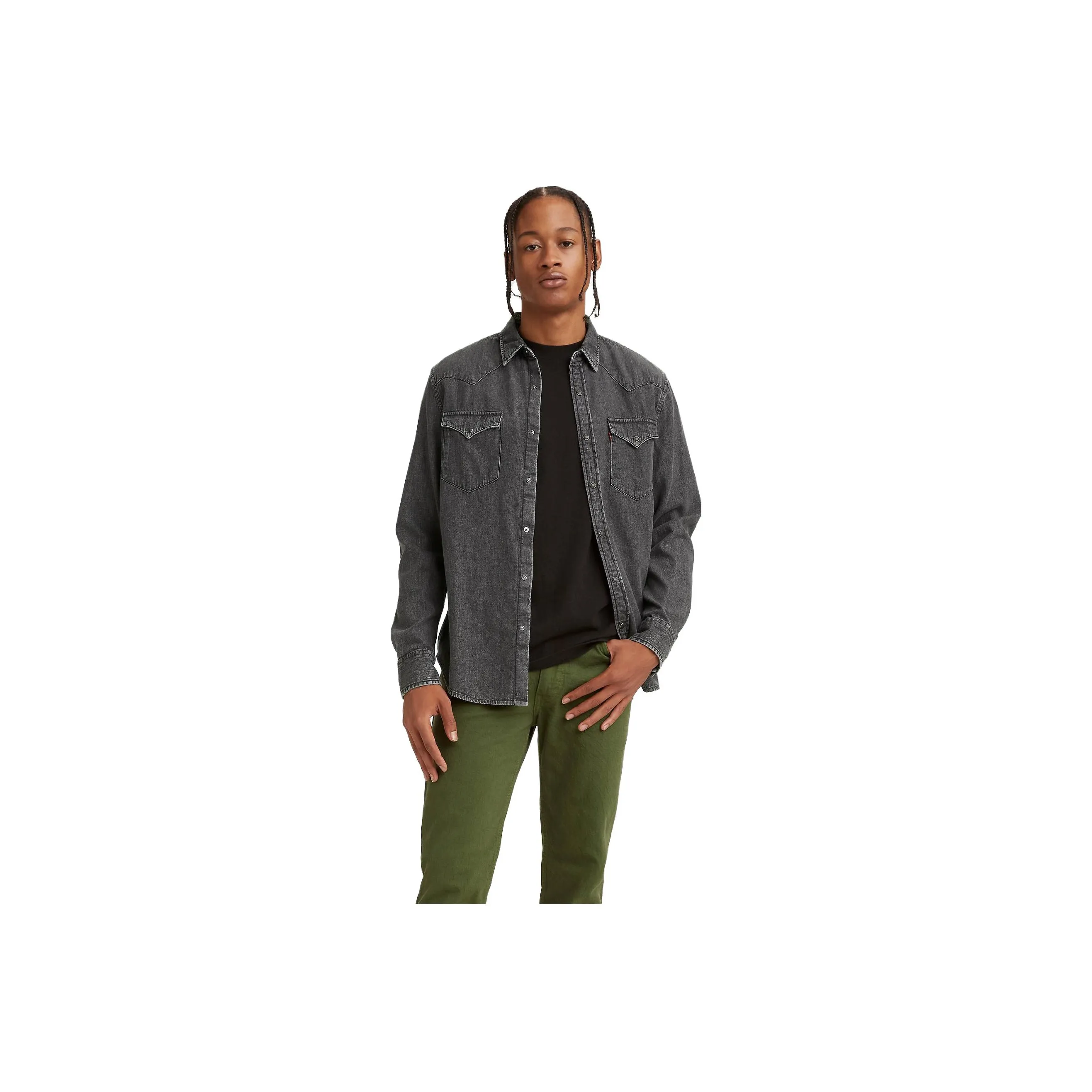 Levis Shirts Men's Black