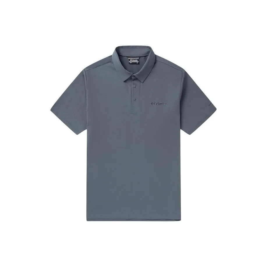 Columbia Transit Polo Shirt Men's Dark Gray