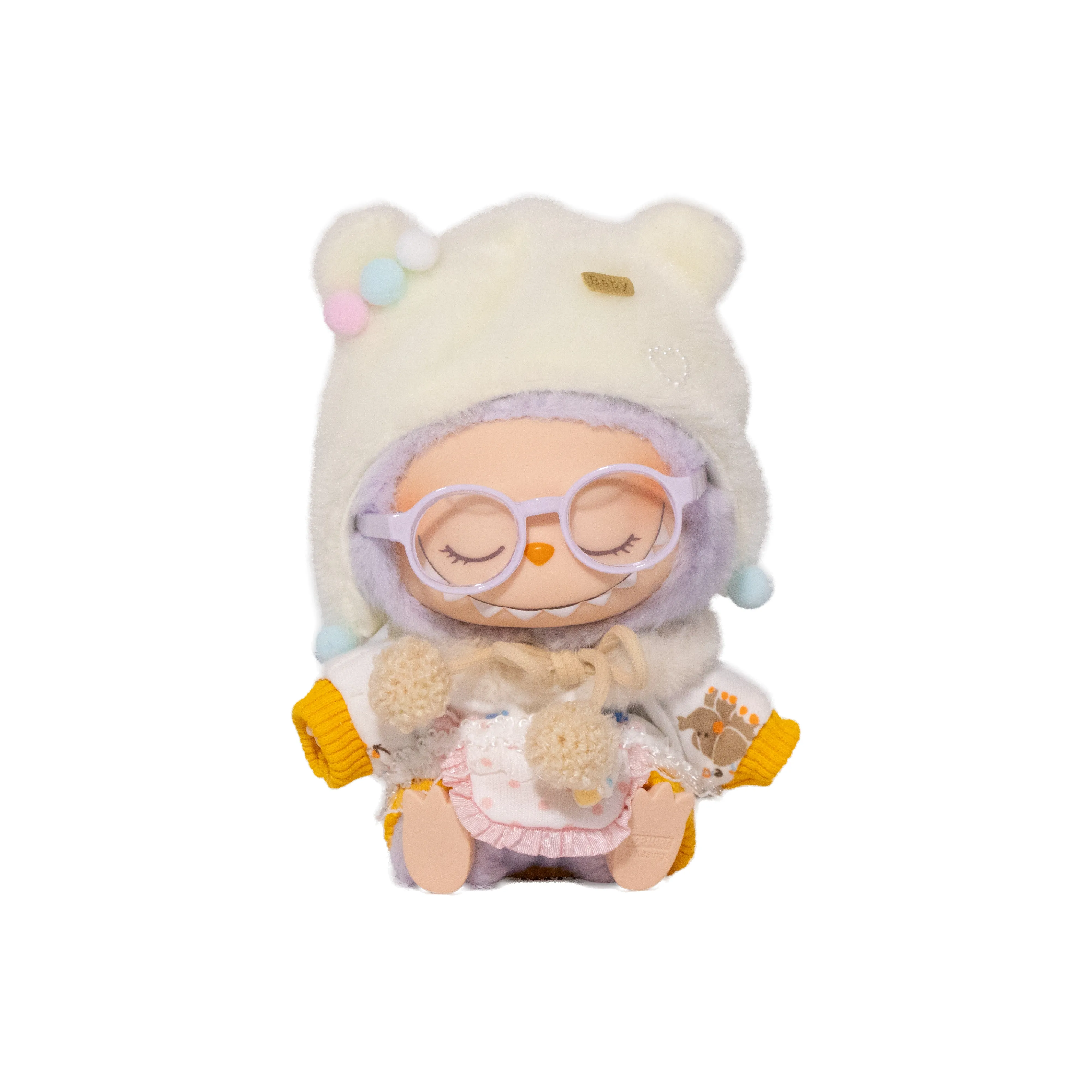 [Dress Up Doll] POP MART THE MONSTERS Dreamwalking Baby, Blissfully Satisfied Hang Tag Box