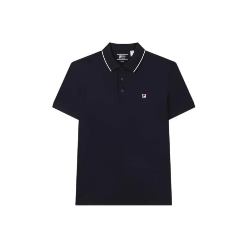 FILA Легендарный синий Мужское Поло