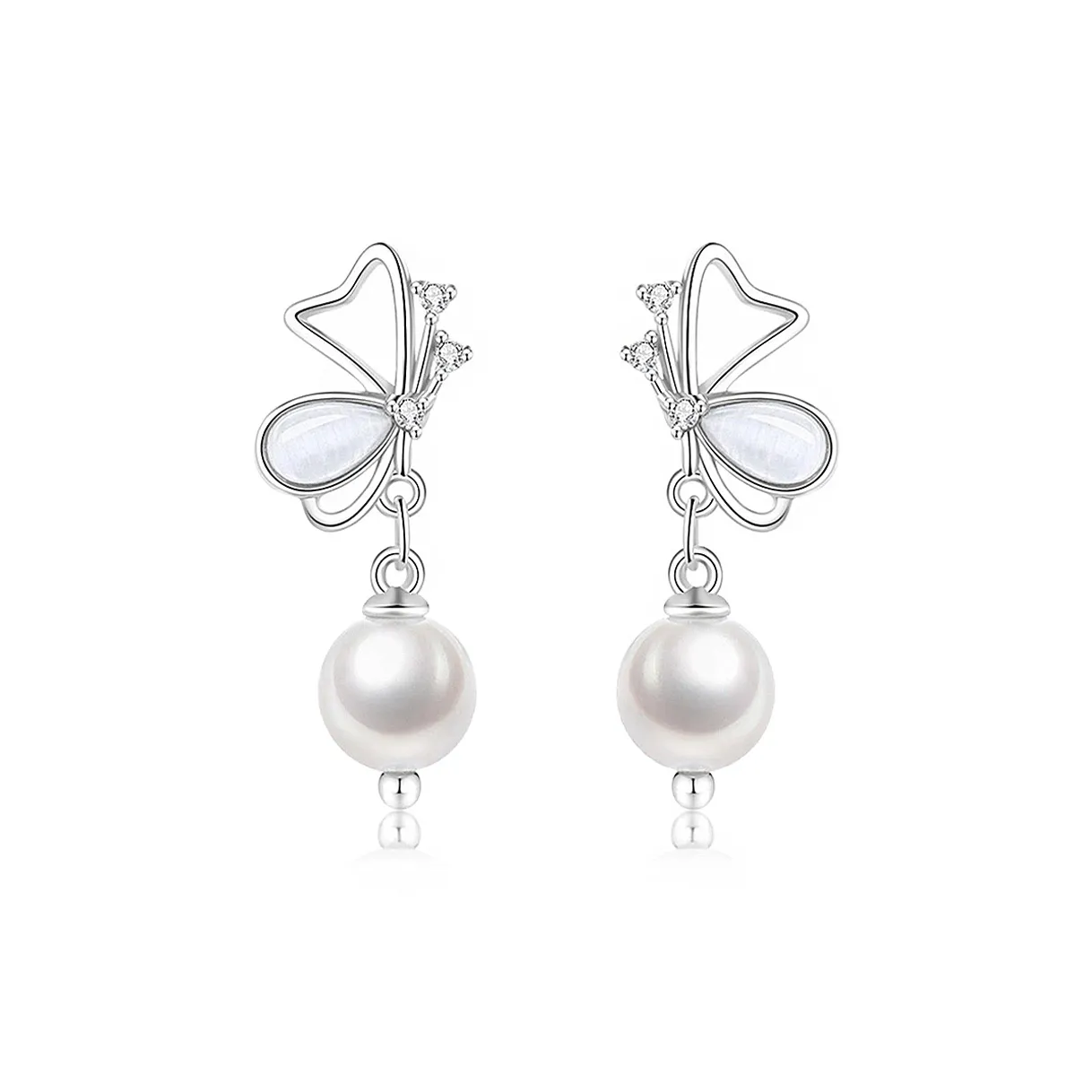 PUTUOSHANWENCHUANG 925 Sterling Silver Earrings Women's