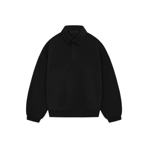 Fear of God Essentials Глубокий черный/Глубокий черный Мужское Поло