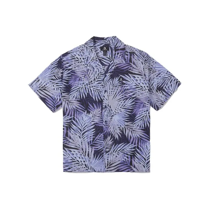 Конверс Plant Print Resort Рубашка Мужская Синяя