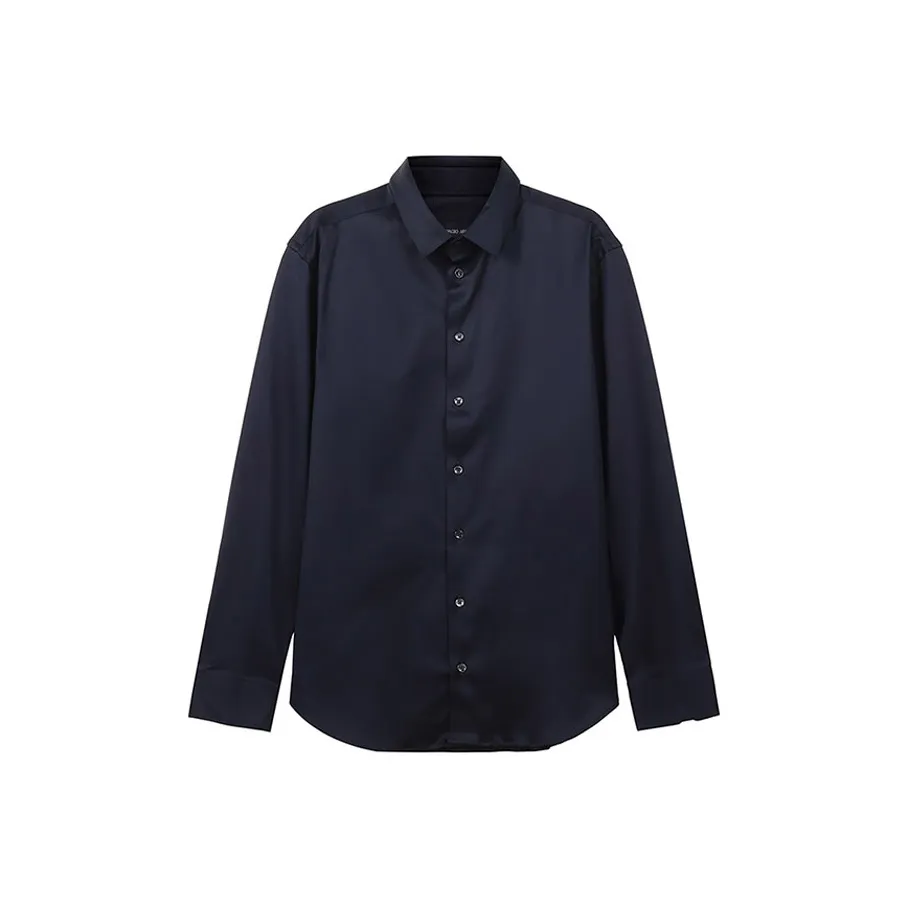 GIORGIO ARMANI Темно-синие мужские рубашки