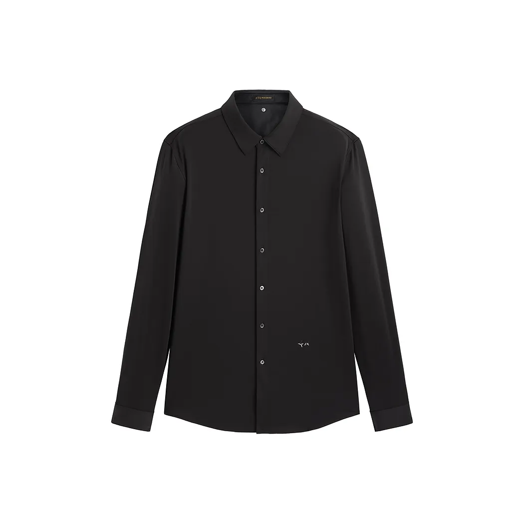 PEACEBIRD MEN Рубашка Мужская Черная