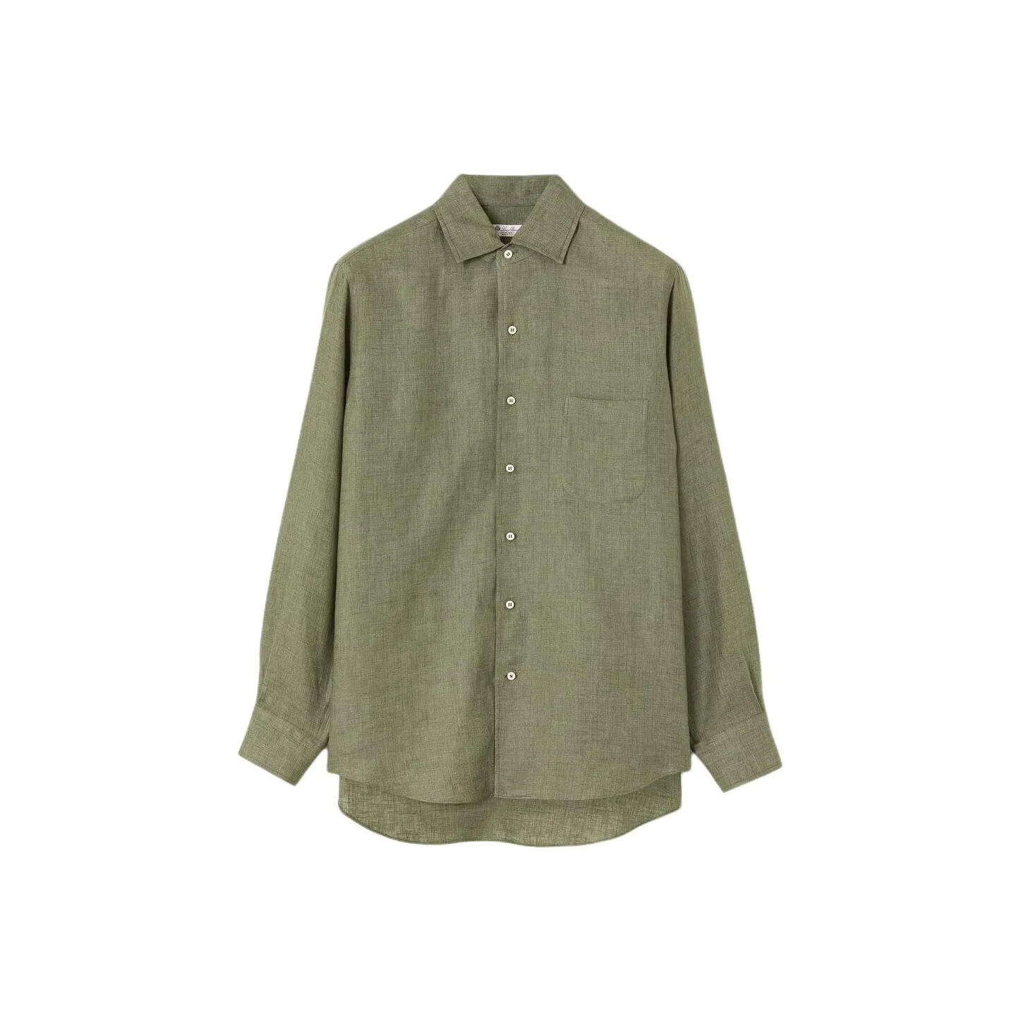 Loro Piana Shirt Men's Linen Green