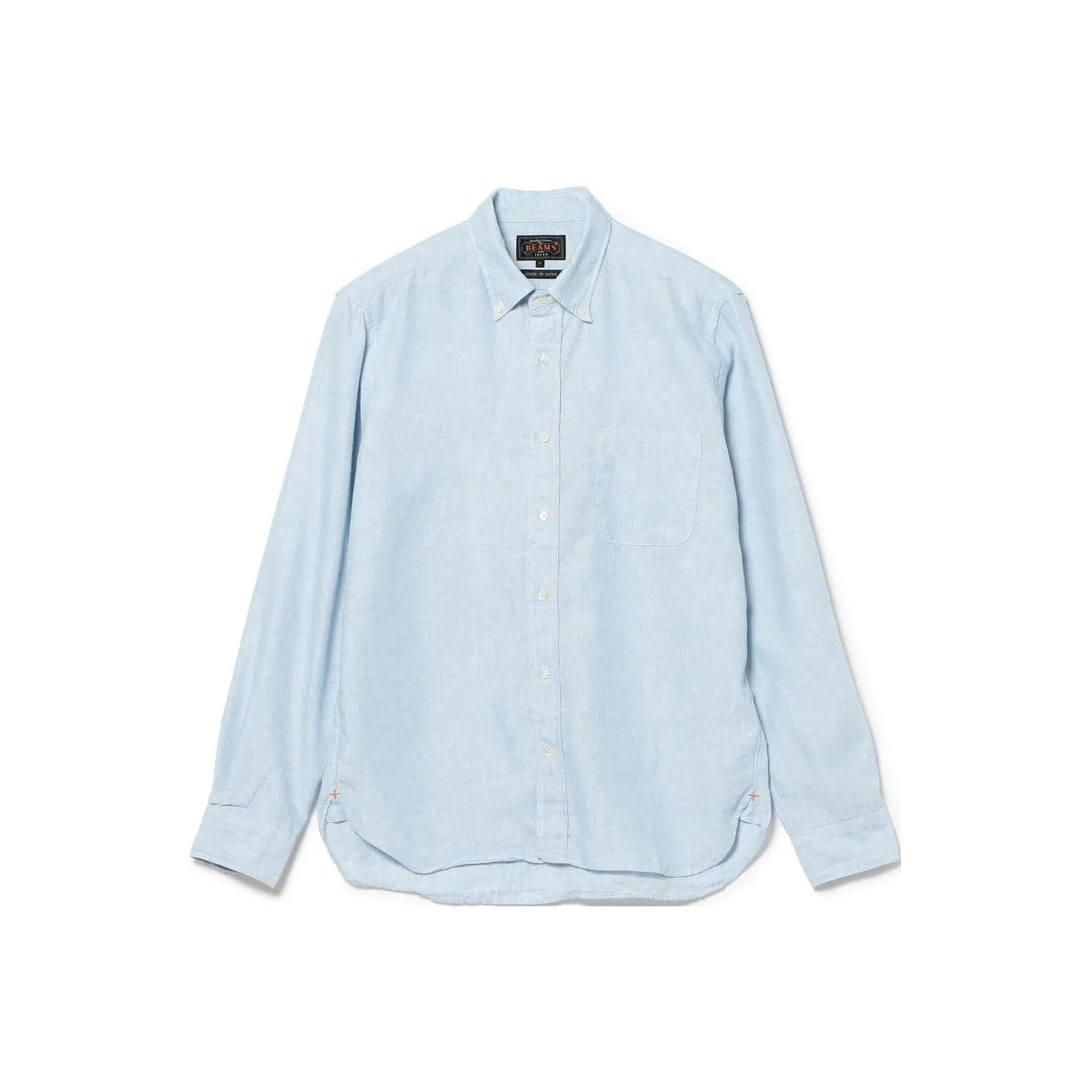 Beams Shirts Men's Sax Blue