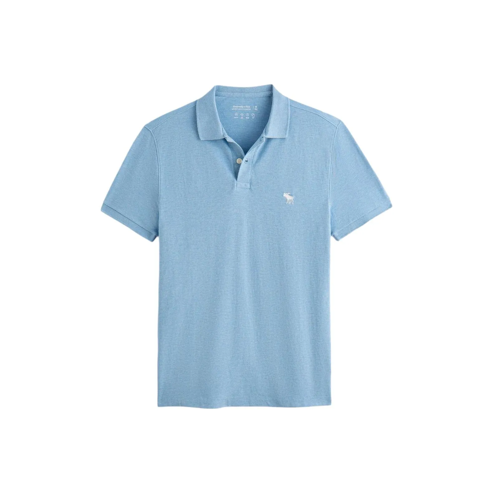 Abercrombie＆Fitch Polo Shirt Men's Light Blue