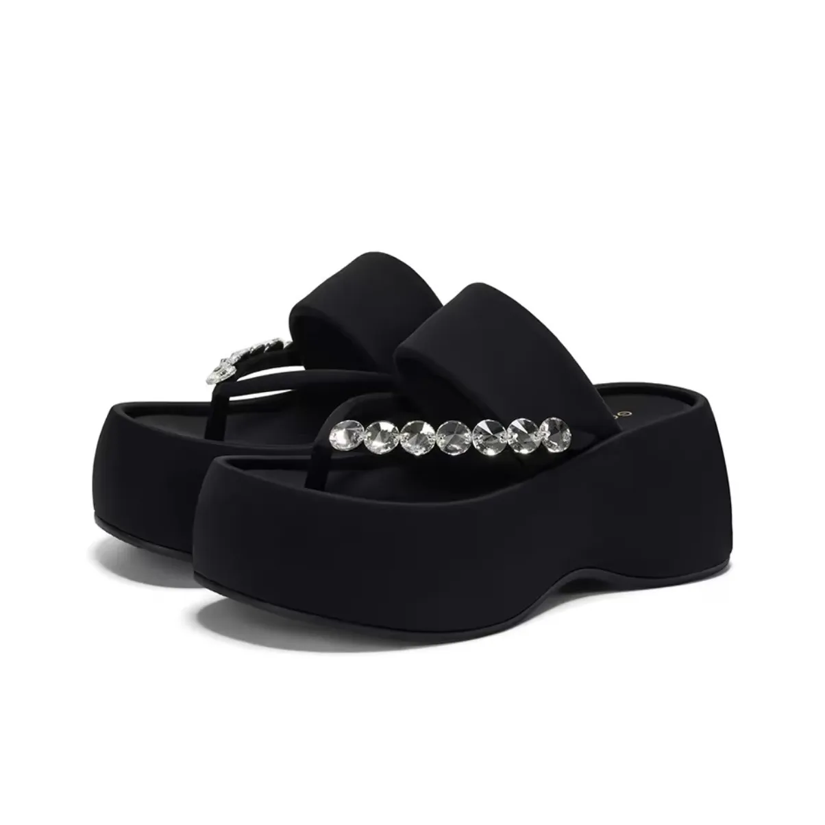 SHUMO Устойчивые к истиранию Шлепанцы Женские Черные