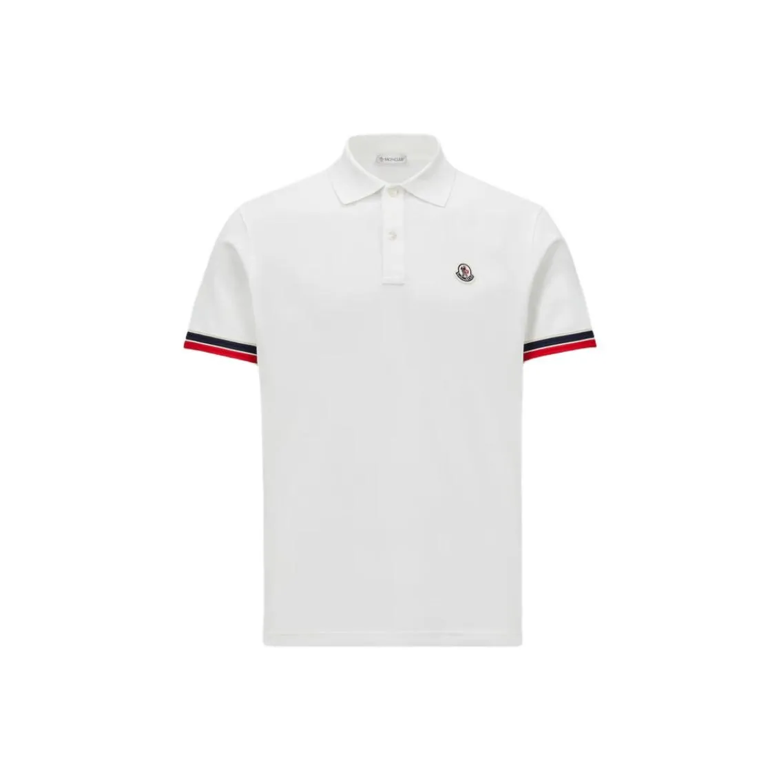 MONCLER SS25 Поло Мужское Белое