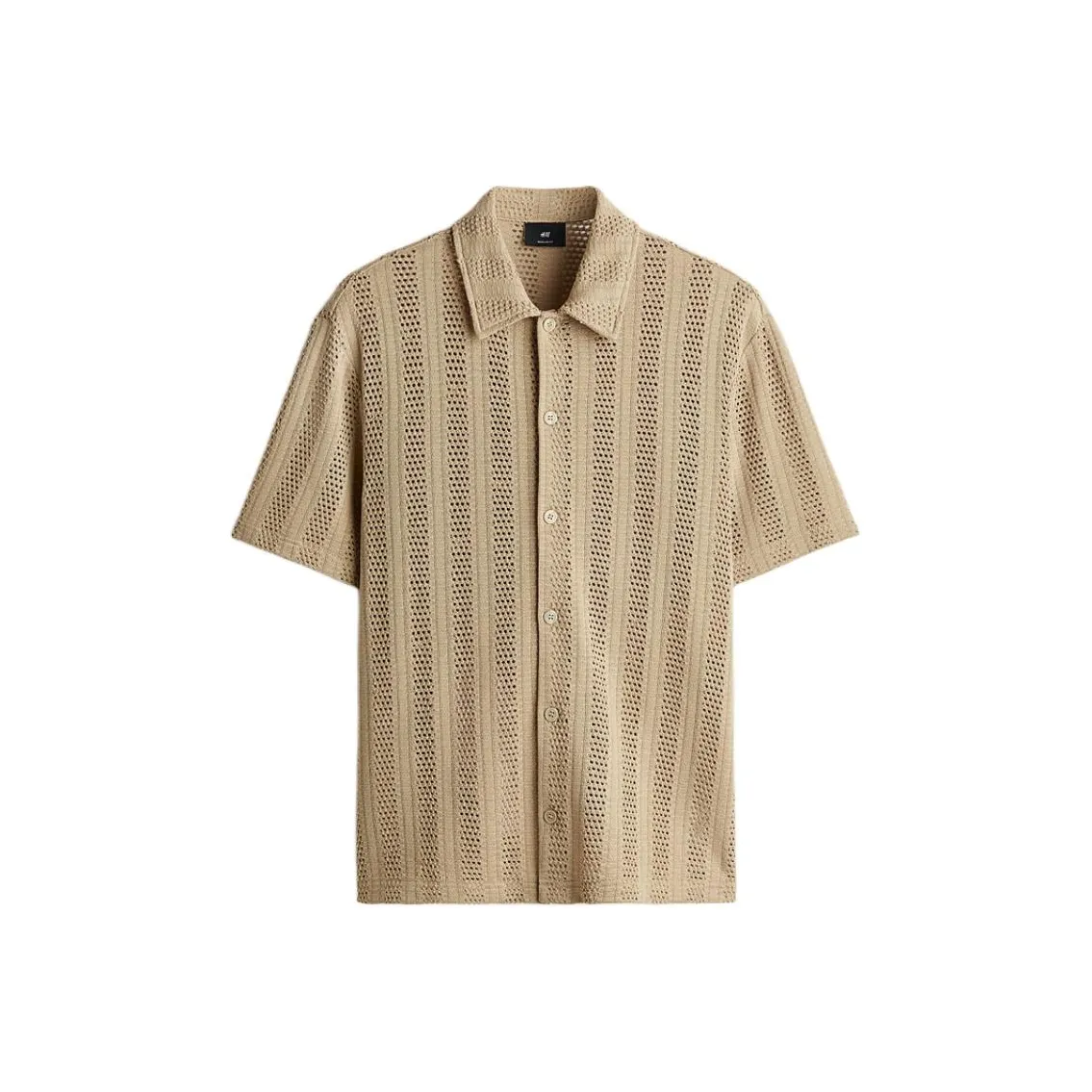 H&M Темно-бежевые мужские рубашки