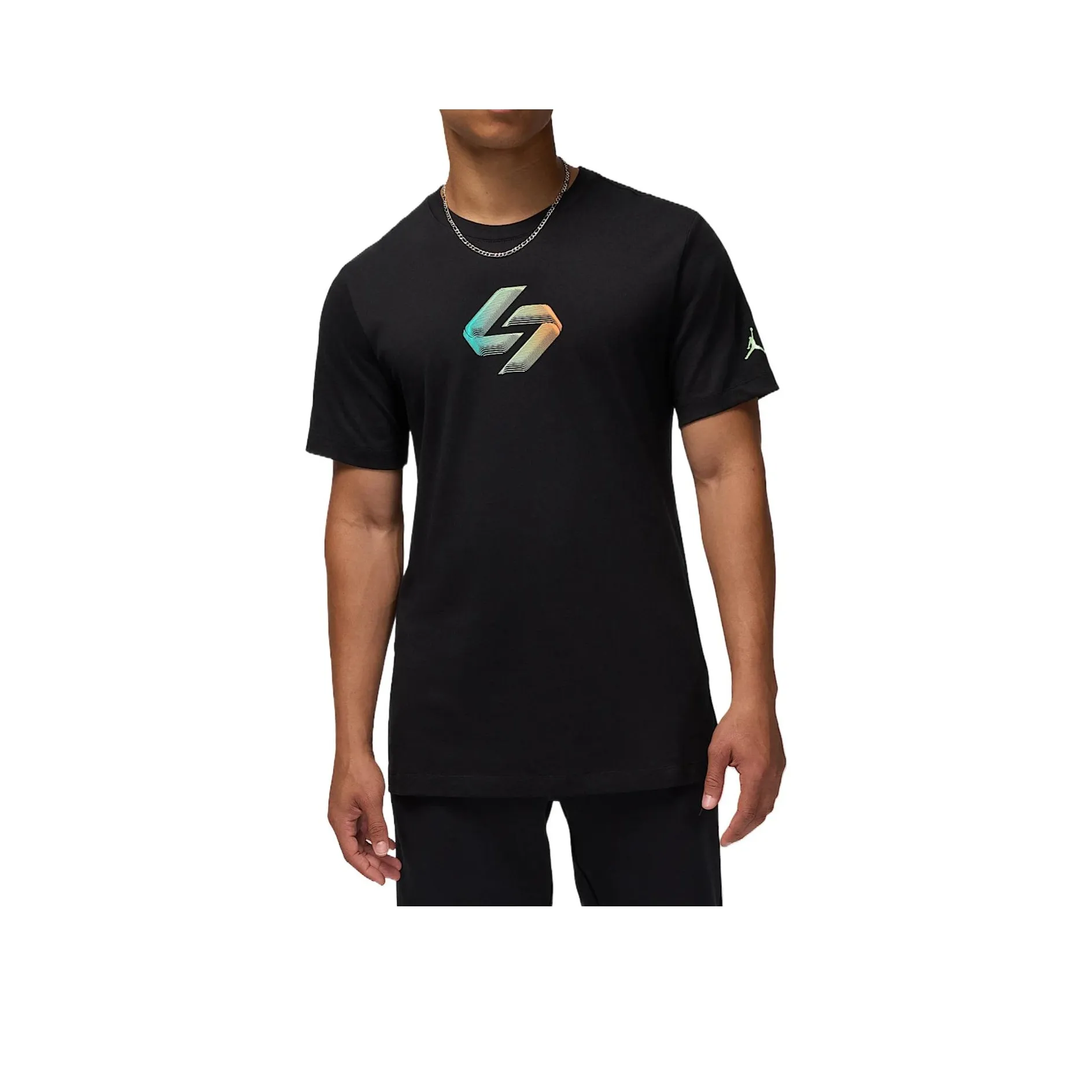 Джордан Черные Мужские T-Рубашки