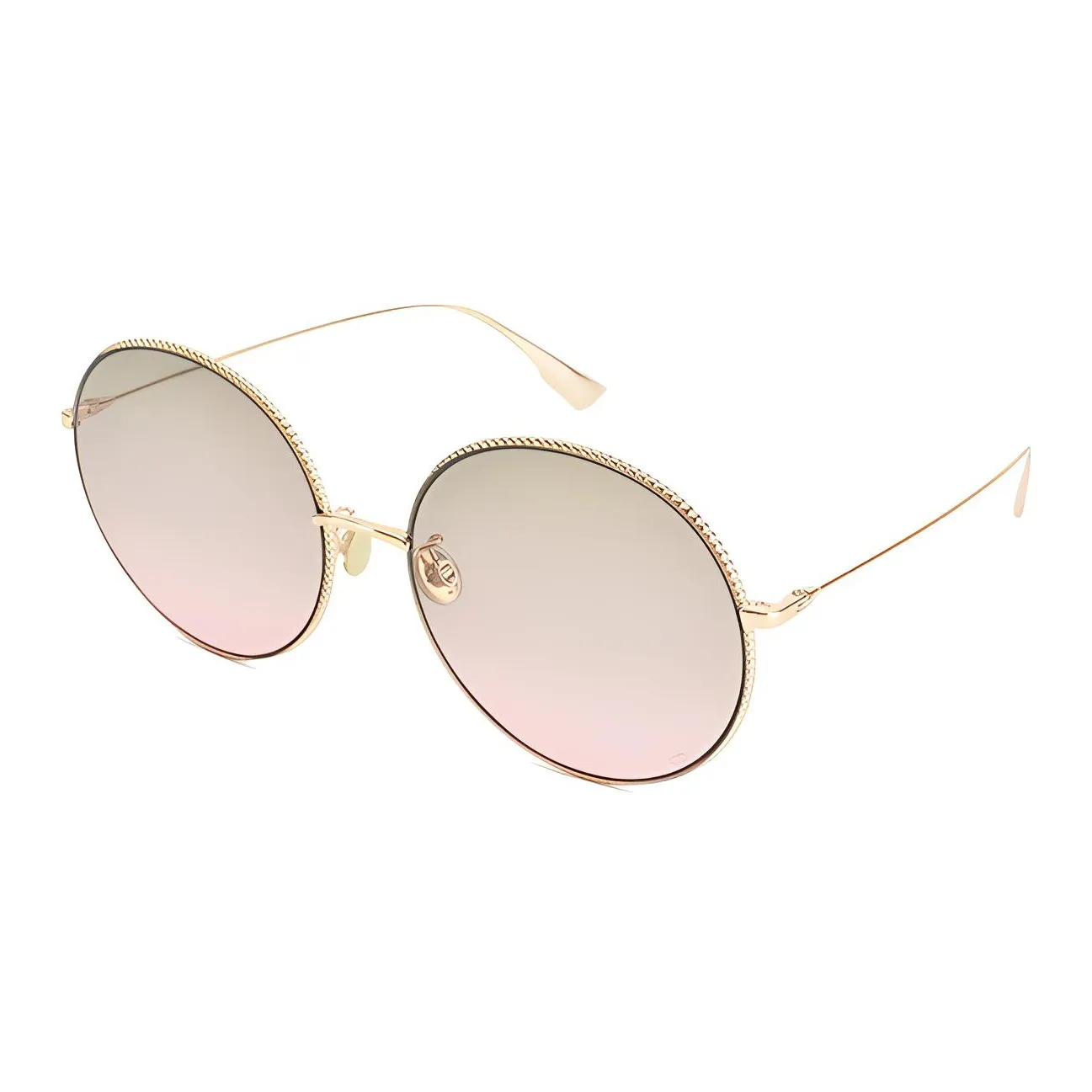 DIOR Alloy Round Sunglasses Men's