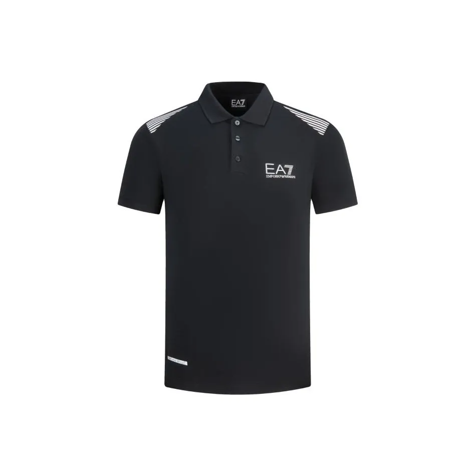 EMPORIO ARMANI EA7 SS24 Поло Мужское Темно-синий